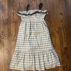 Charming Black and Cream Dress